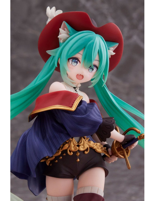 Taito - Hatsune Miku - Figurine Hatsune Miku Wonderland Puss in Boots