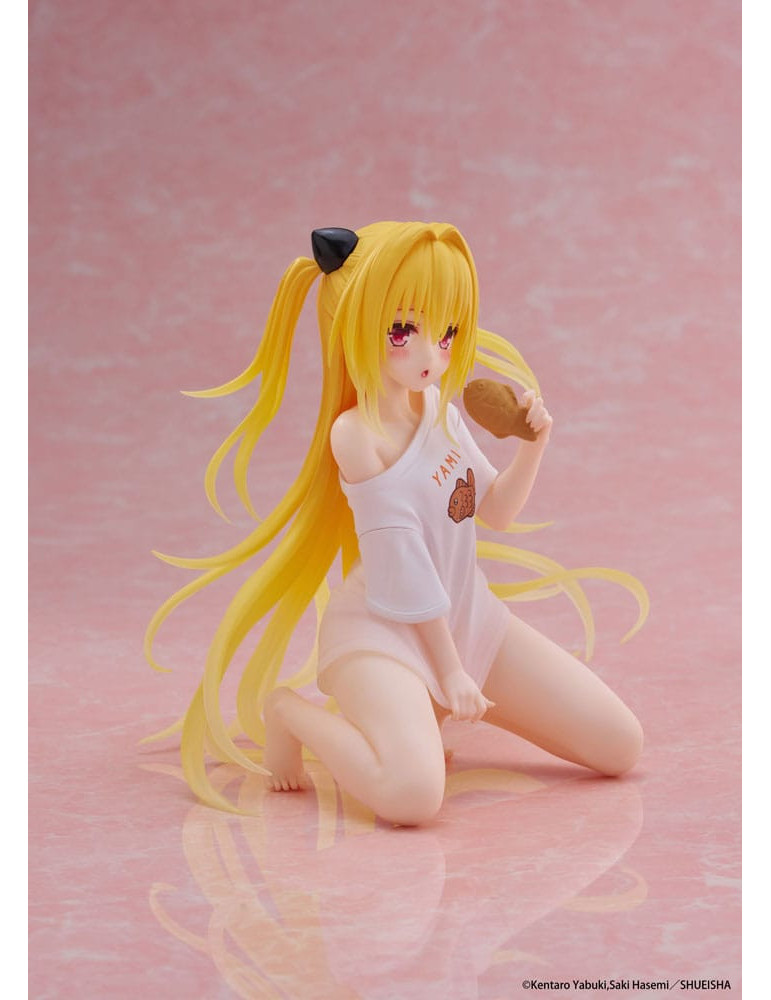 Taito - To Love-Ru Darkness - Figurine Desktop Cute Golden Darkness Roomwear Ver.