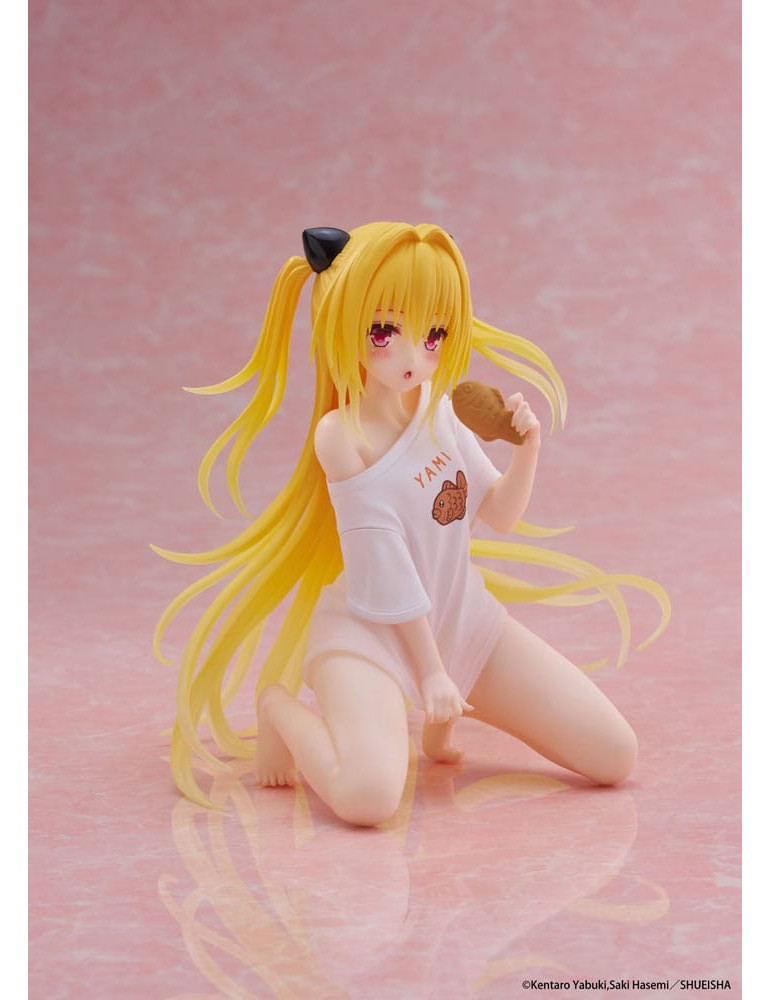 Taito - To Love-Ru Darkness - Figurine Desktop Cute Golden Darkness Roomwear Ver.