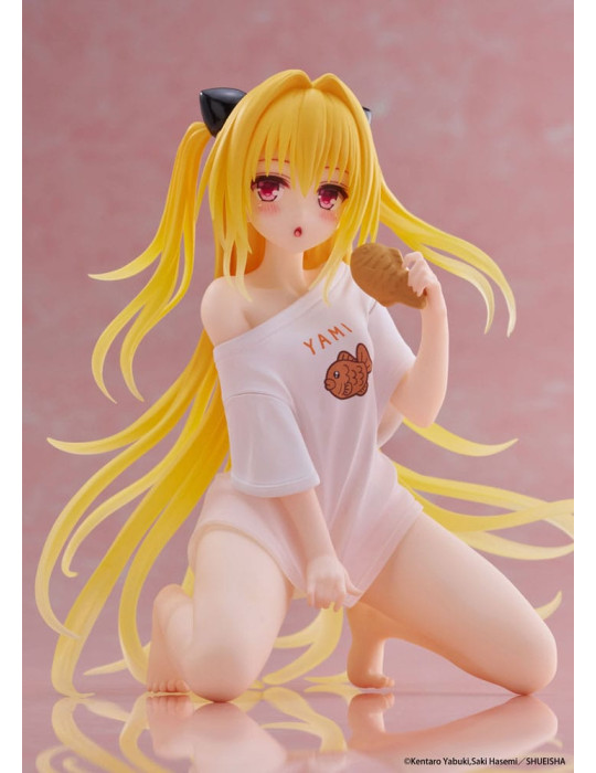 Taito - To Love-Ru Darkness - Figurine Desktop Cute Golden Darkness Roomwear Ver.