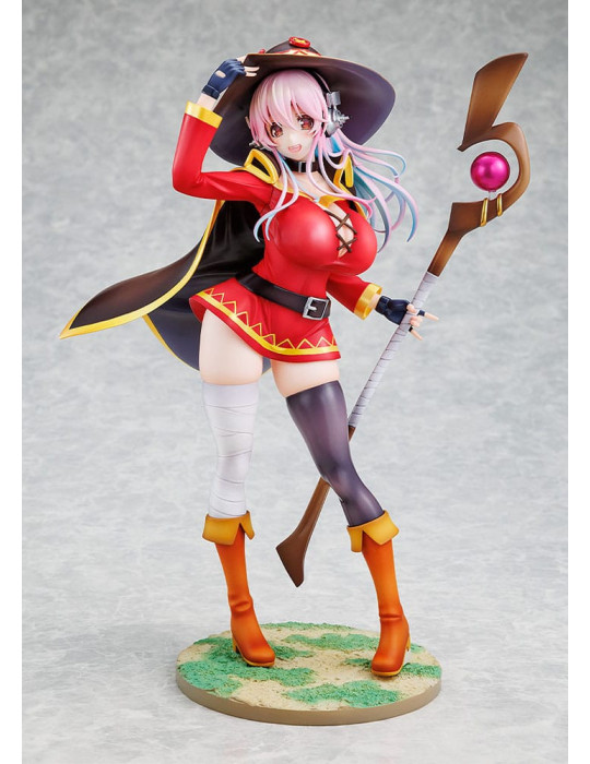 Kadokawa - Super Sonico x Konosuba - Figure Super Sonico Megumin collaboration Ver.