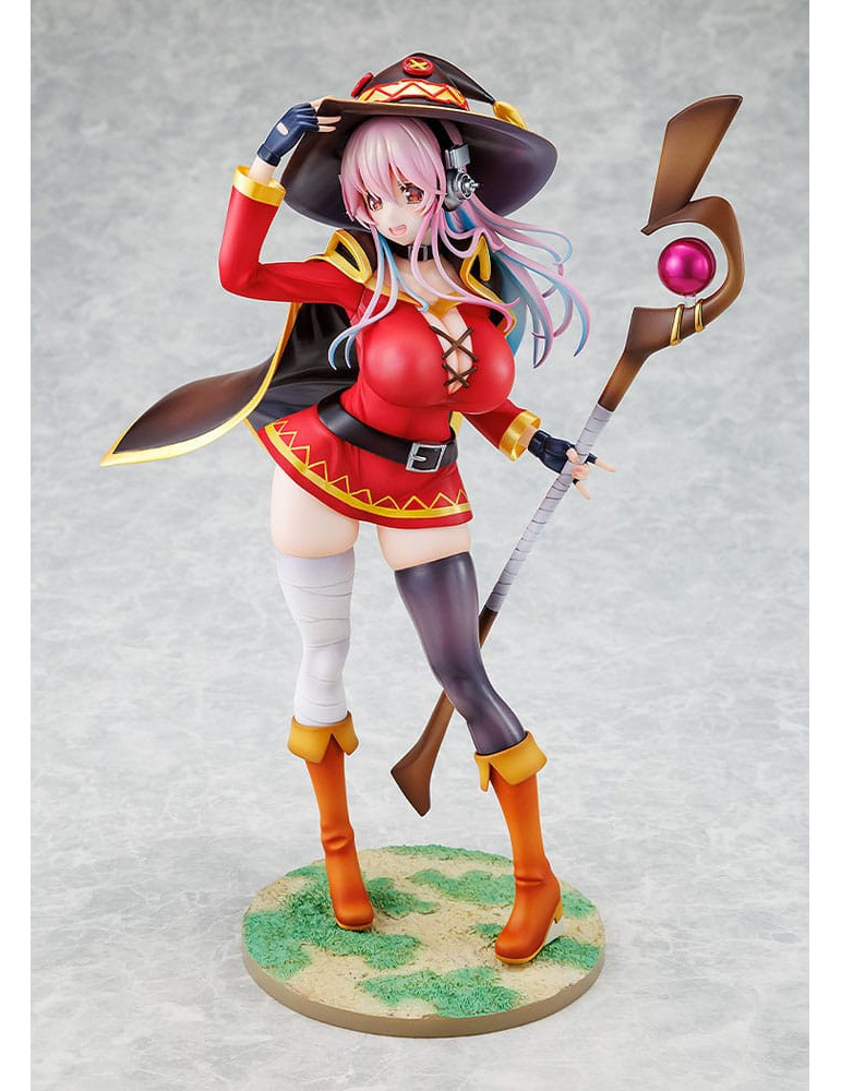 Kadokawa - Super Sonico x Konosuba - Figure Super Sonico Megumin collaboration Ver.