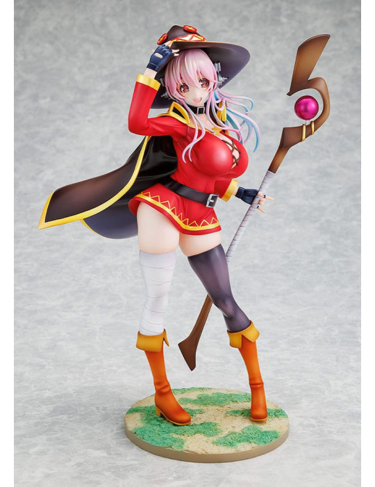 Kadokawa - Super Sonico x Konosuba - Figure Super Sonico Megumin collaboration Ver.