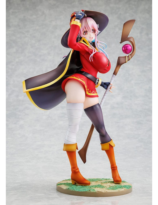 Kadokawa - Super Sonico x Konosuba - Figure Super Sonico Megumin collaboration Ver.
