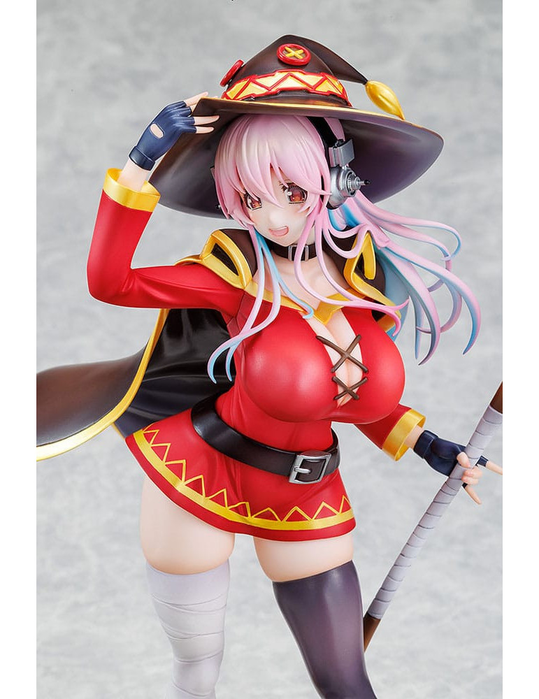 Kadokawa - Super Sonico x Konosuba - Figure Super Sonico Megumin collaboration Ver.