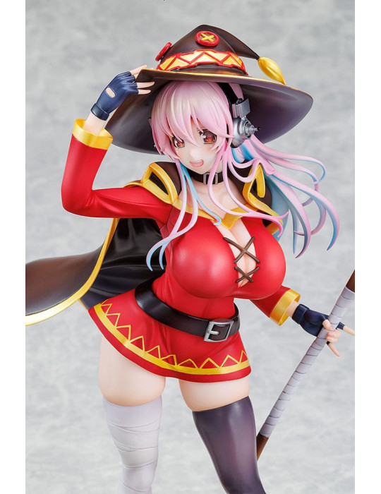 Kadokawa - Super Sonico x Konosuba - Figure Super Sonico Megumin collaboration Ver.
