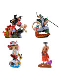 Megahouse - One Piece Petitrama set figures Logbox Re Birth Wano Kuni Vol.1