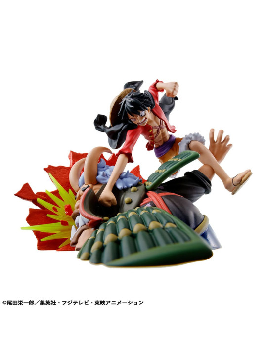 Megahouse - One Piece Petitrama set figures Logbox Re Birth Wano Kuni Vol.1