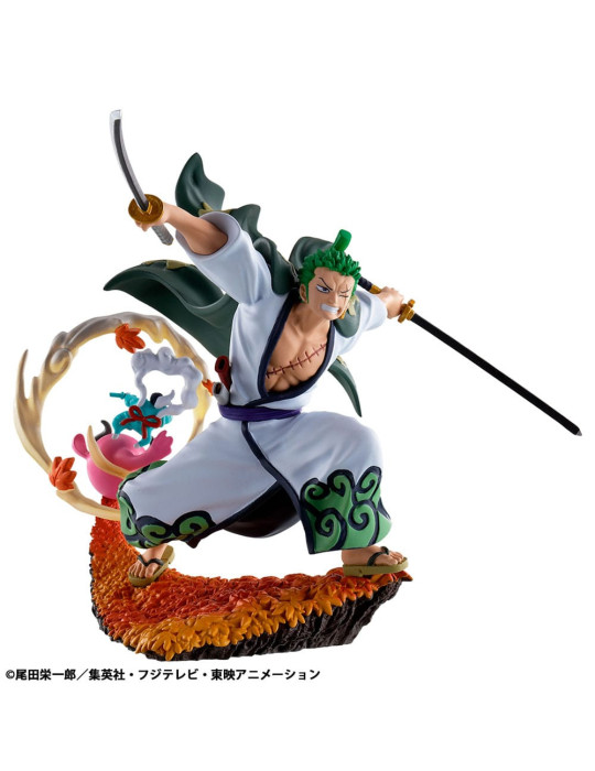 Megahouse - One Piece Petitrama set figures Logbox Re Birth Wano Kuni Vol.1