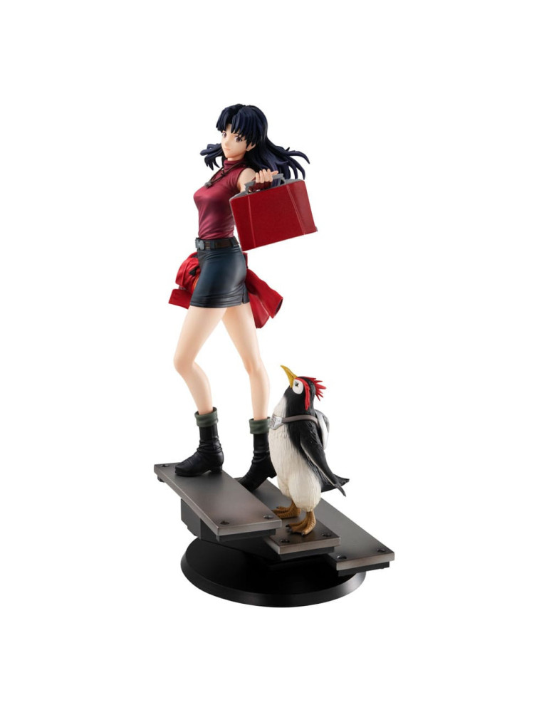 Megahouse - Rebuild of Evangelion - Gals figure Misato Katsuragi & Pen Pen