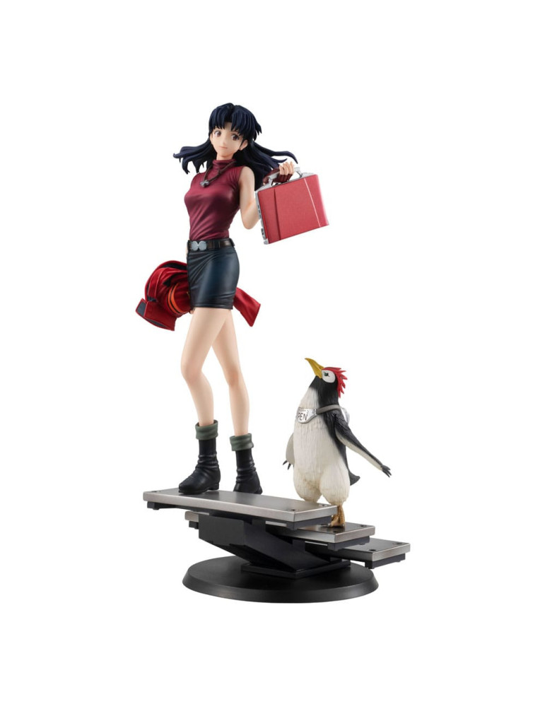 Megahouse - Rebuild of Evangelion - Figurine Gals Misato Katsuragi & Pen Pen