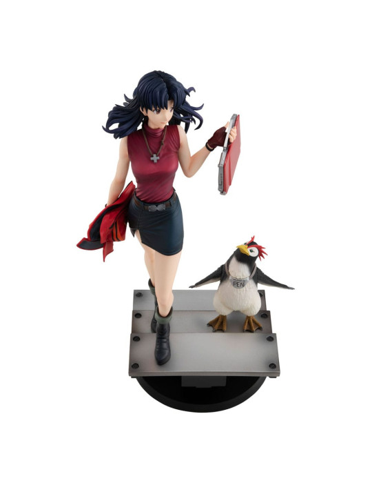 Megahouse - Rebuild of Evangelion - Gals figure Misato Katsuragi & Pen Pen
