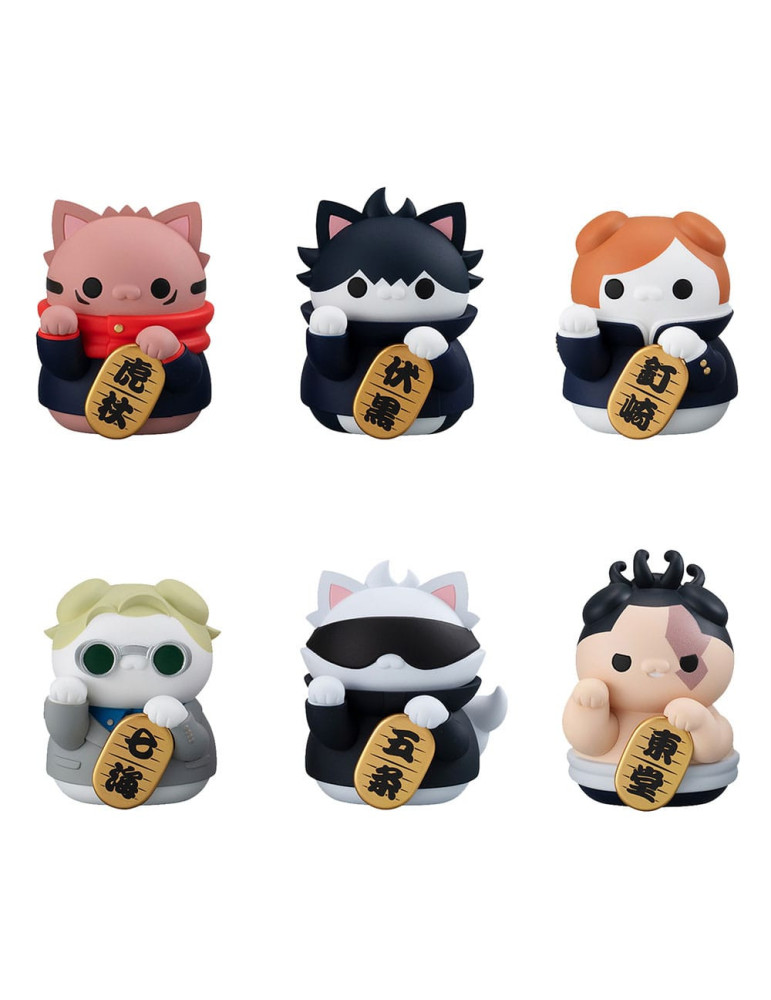 Megahouse - Jujutsu Kaisen - Figurines Mega Cat Project assortiment Fortune Cats