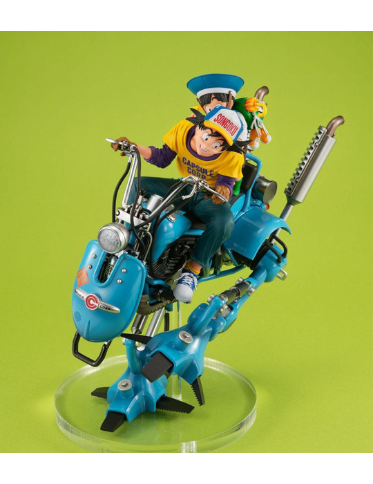 Megahouse - Dragonball Z - Figurine Desktop Real McCoy EX diorama Son Goku & Son Gohan & Robot with two legs