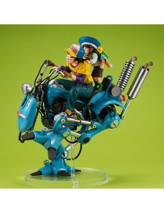 Megahouse - Dragonball Z - Desktop Real McCoy EX figure Diorama Son Goku & Son Gohan & Robot with two legs