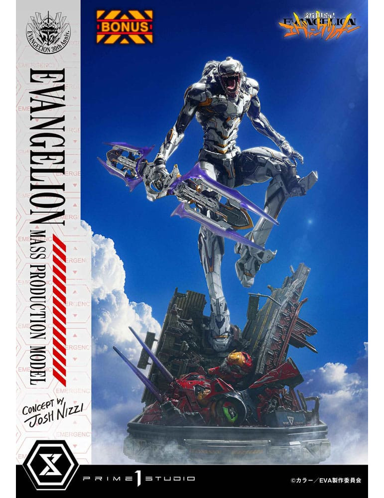 Prime 1 Studio - Rebuild of Evangelion - figure Mass Production Model (Concept By Josh Nizzi) Deluxe Bonus