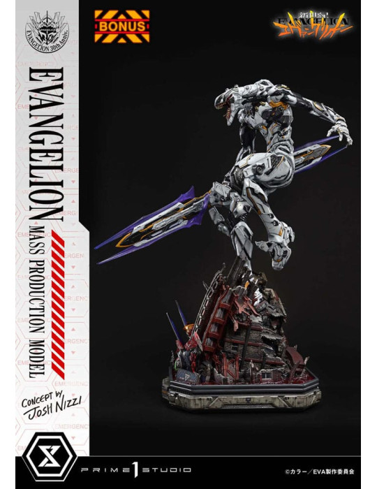 Prime 1 Studio - Rebuild of Evangelion - figure Mass Production Model (Concept By Josh Nizzi) Deluxe Bonus