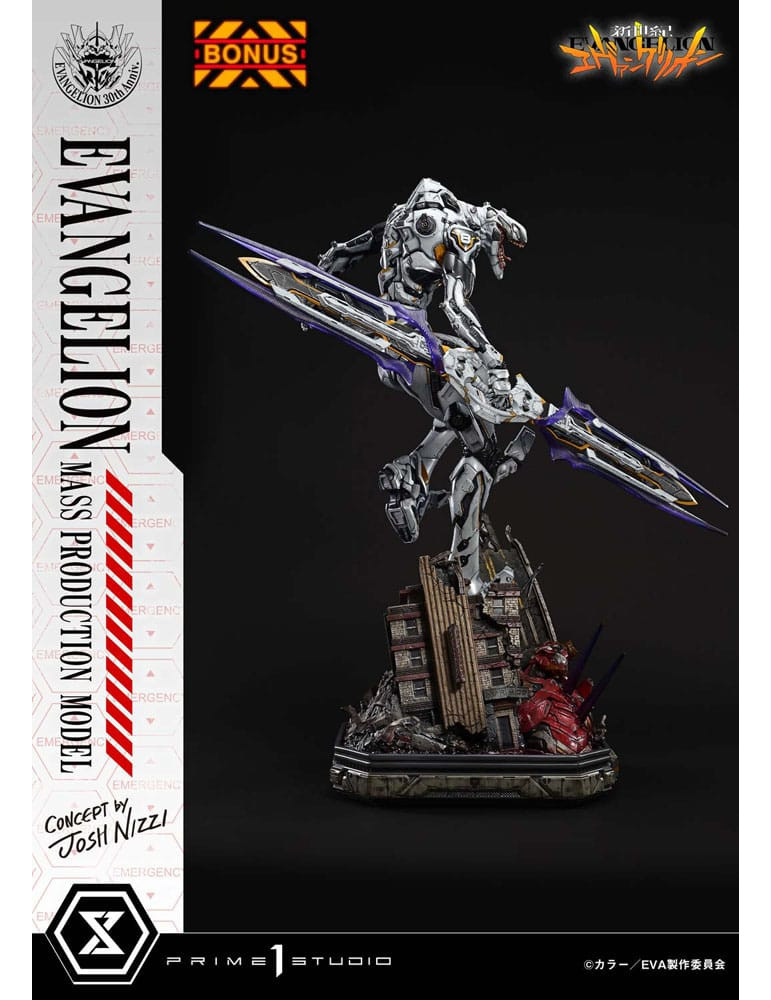 Prime 1 Studio - Rebuild of Evangelion - figure Mass Production Model (Concept By Josh Nizzi) Deluxe Bonus
