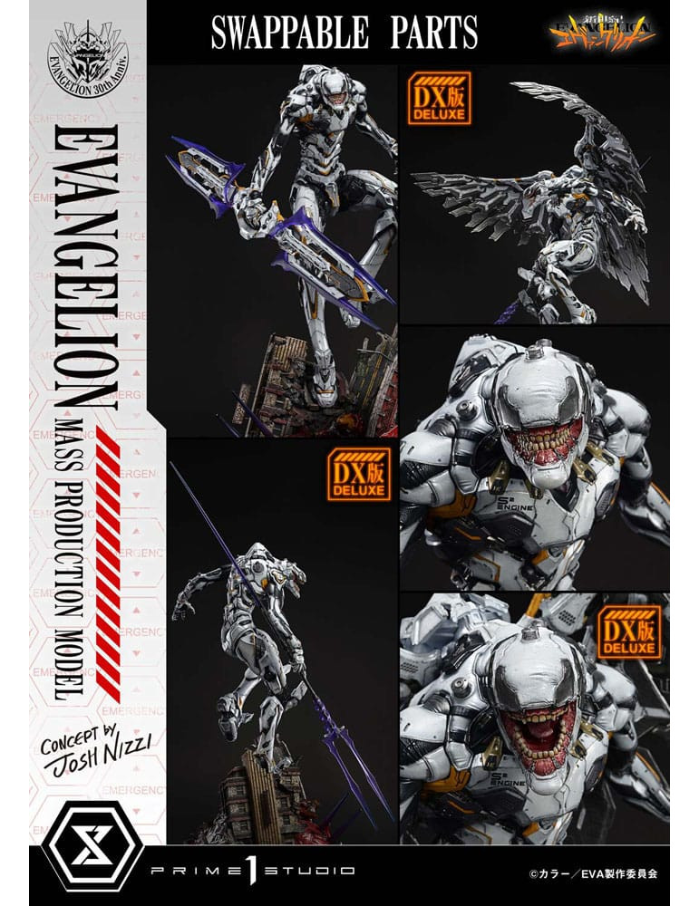 Prime 1 Studio - Rebuild of Evangelion - figure Mass Production Model (Concept By Josh Nizzi) Deluxe Bonus