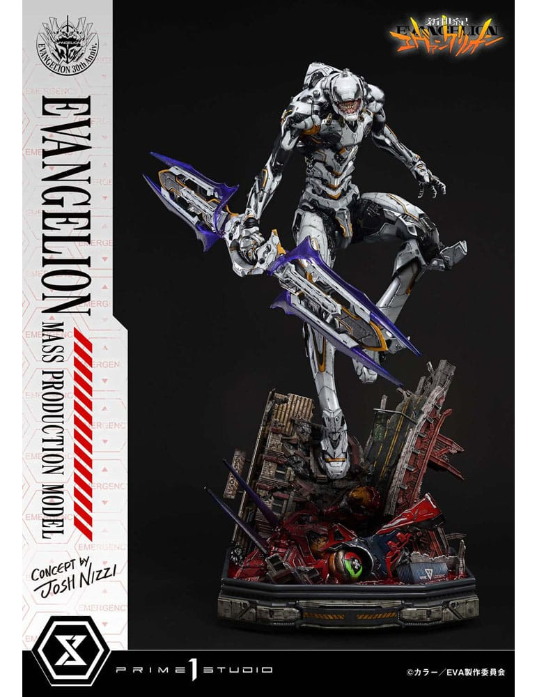 Prime 1 Studio - Rebuild of Evangelion - figurine Mass Production Model (Concept By Josh Nizzi) Deluxe Bonus