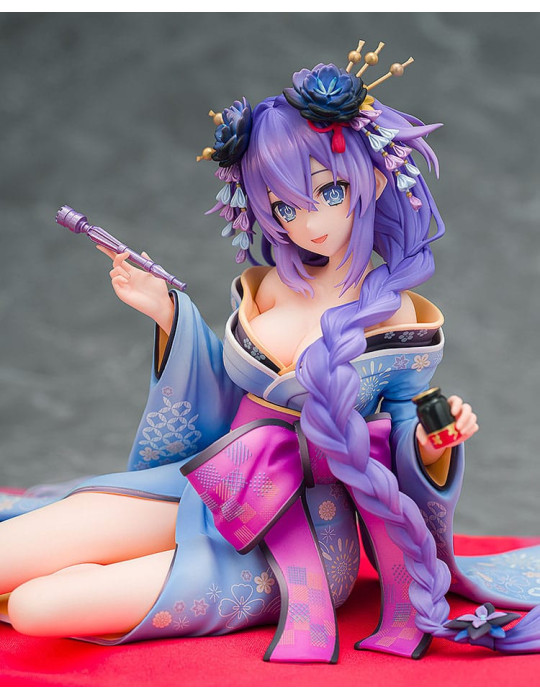 Kadokawa - Neptunia x Senran Kagura - figure Purple Heart Kimono Ver.