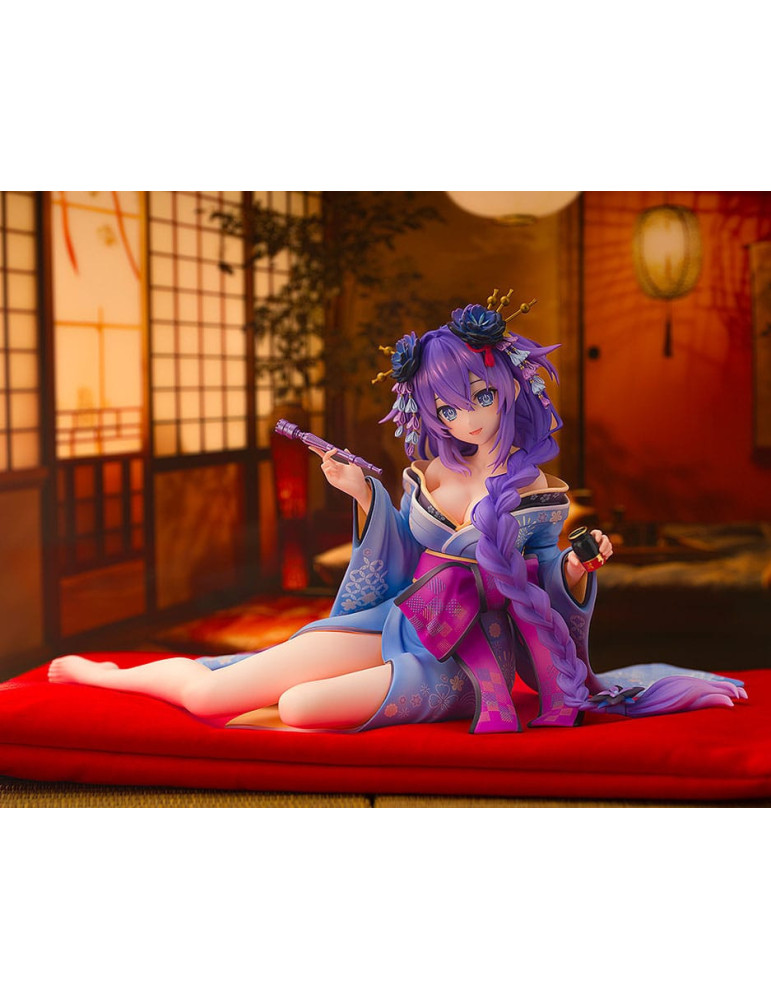 Kadokawa - Neptunia x Senran Kagura - figurine Purple Heart Kimono Ver.
