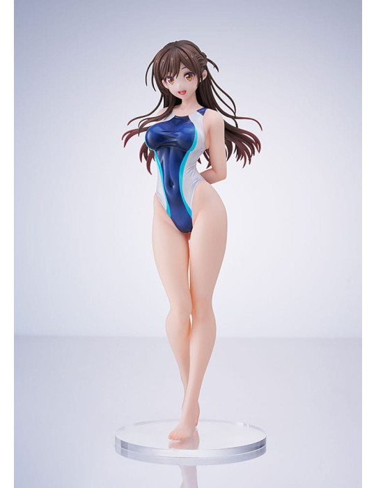 Amakuni - Rent-a-Girlfriend - Figurine Chizuru Mizuhara Light Blue Line Swimwear Ver.