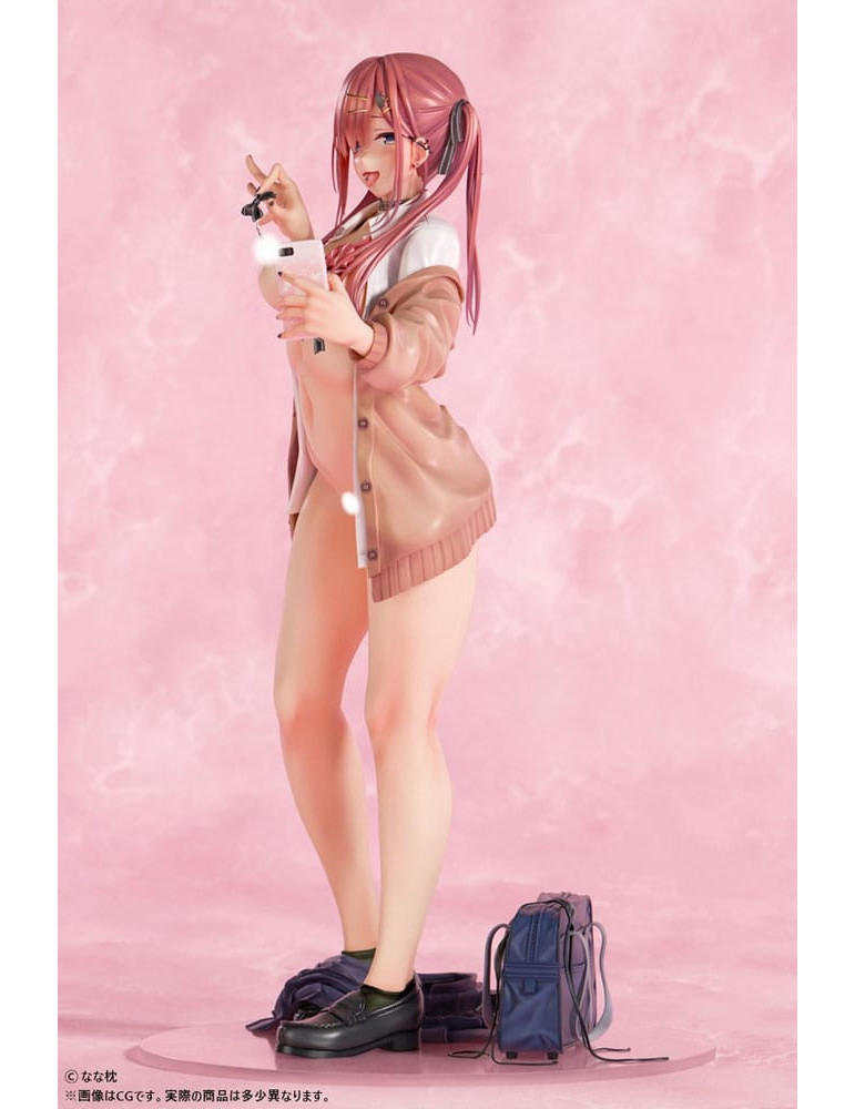 Insight - Figurine Red-Haired Gyaru-Chan Bare Face Ver. Illustration by Nanamakura