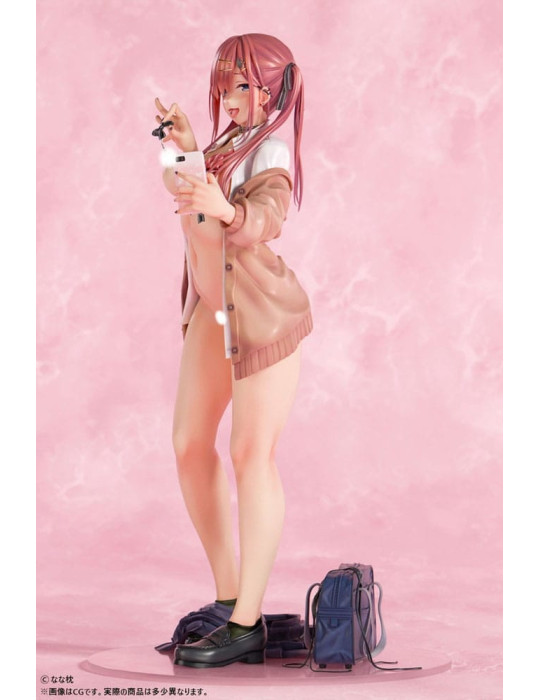 Insight - Figurine Red-Haired Gyaru-Chan Bare Face Ver. Illustration by Nanamakura