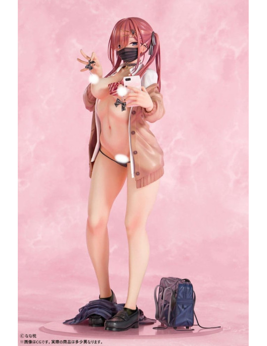 Insight - Figure Red-Haired Gyaru-Chan Mask Ver. Illustration by Nanamakura