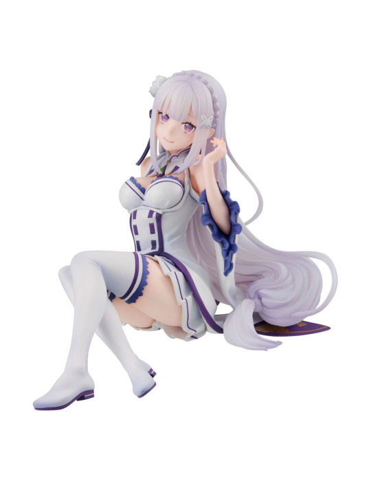 Megahouse - Re:ZERO Starting Life in Another World - Melty Princess figure Emilia Palm Size