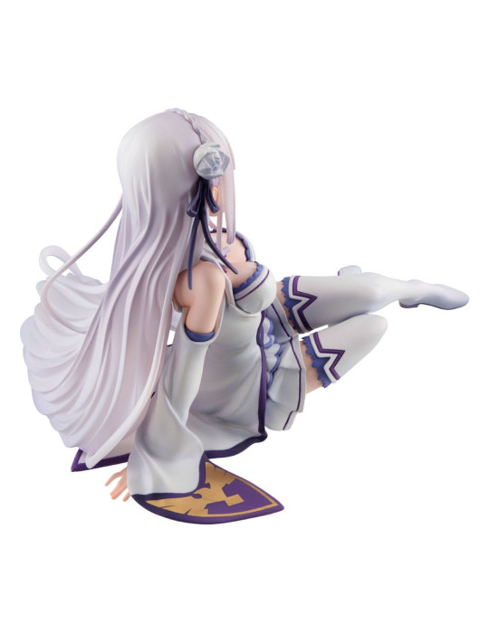 Megahouse - Re:ZERO Starting Life in Another World - Melty Princess figure Emilia Palm Size