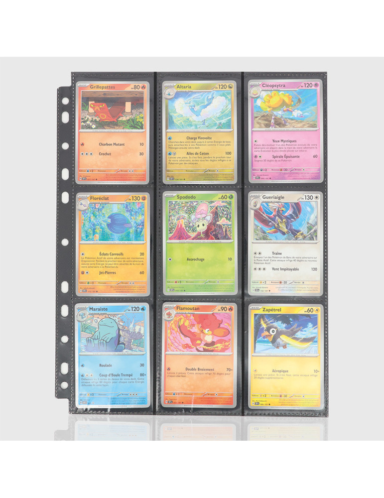 PHOENIX SHIELD pages individuelles pour classeur x10 (180 pochettes)