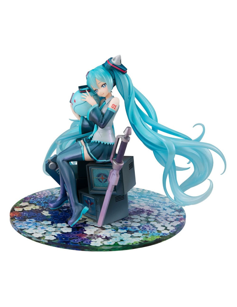 Megahouse - Mobile Suit Gundam x Hatsune Miku - Lucrea figure Hatsune Miku x OO Gundam 45th Anniversary