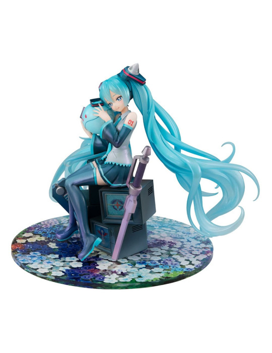 Megahouse - Mobile Suit Gundam x Hatsune Miku - Lucrea figure Hatsune Miku x OO Gundam 45th Anniversary