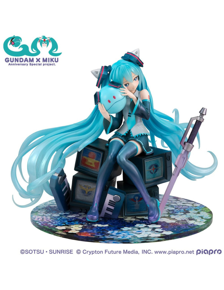 Megahouse - Mobile Suit Gundam x Hatsune Miku - Lucrea figure Hatsune Miku x OO Gundam 45th Anniversary