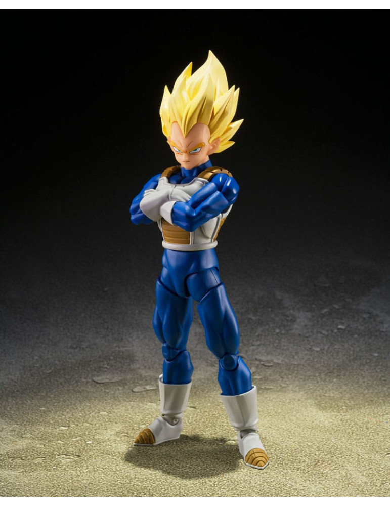 Bandai - Dragon Ball Z - Figurine S.H.Figuarts Super Saiyan Vegeta (Dangerous Pride)