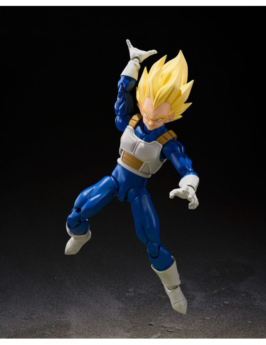 Bandai - Dragon Ball Z - Figurine S.H.Figuarts Super Saiyan Vegeta (Dangerous Pride)