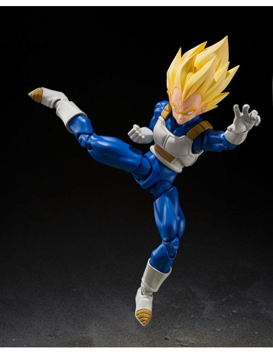 Bandai - Dragon Ball Z - Figurine S.H.Figuarts Super Saiyan Vegeta (Dangerous Pride)