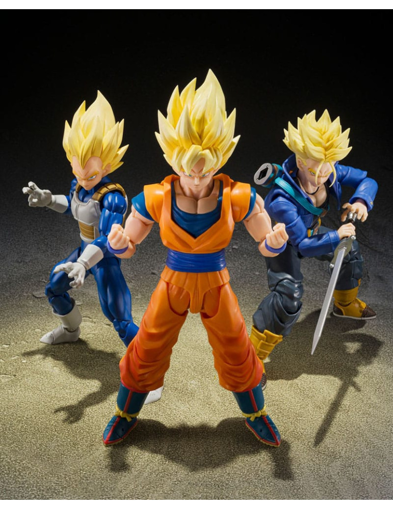 Bandai - Dragon Ball Z - Figurine S.H.Figuarts Super Saiyan Vegeta (Dangerous Pride)