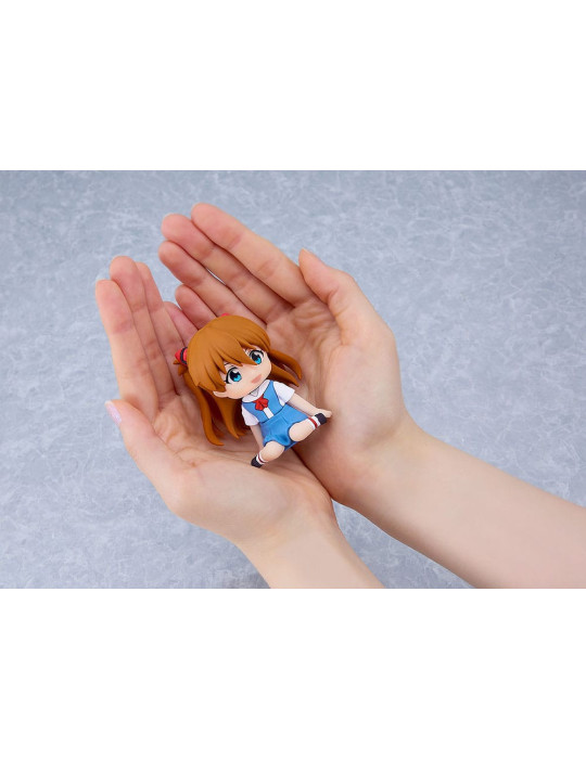 Good Smile Company - Rebuild of Evangelion - Figurine mini Rubber Mascot Nendroid Plus Asuka Shikinami Langley