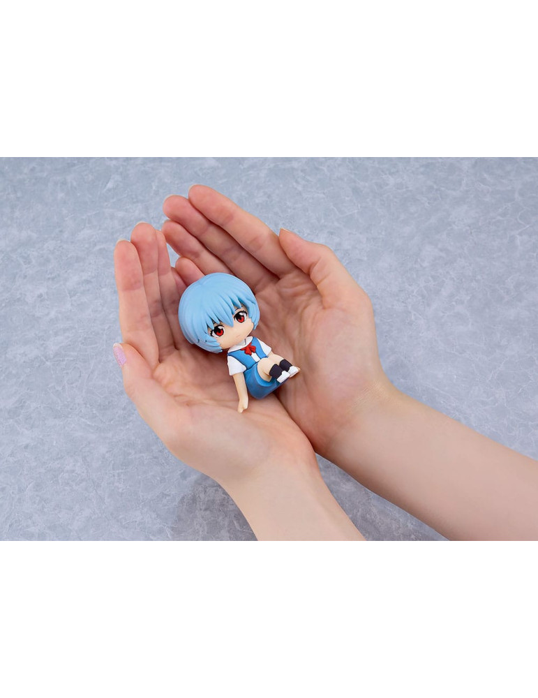 Good Smile Company - Rebuild of Evangelion - Figurine mini Rubber Mascot Nendroid Plus Rei Ayanami