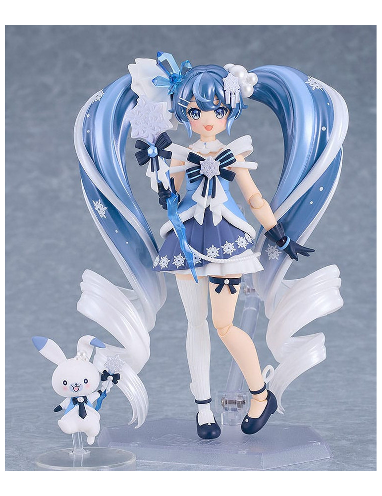 Good Smile Company - Character Vocal Series 01 -  Figma figure Snow Miku: Crystal Snow Ver.
