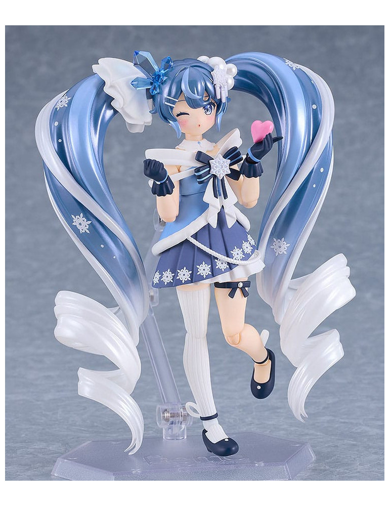 Good Smile Company - Character Vocal Series 01 - Figurine Figma Snow Miku: Crystal Snow Ver.