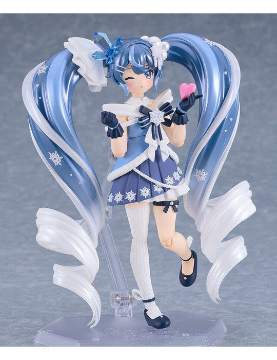 Good Smile Company - Character Vocal Series 01 -  Figma figure Snow Miku: Crystal Snow Ver.