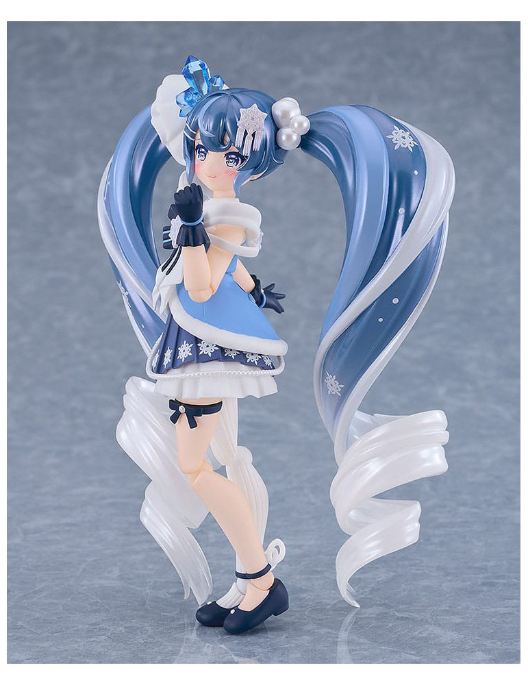 Good Smile Company - Character Vocal Series 01 -  Figma figure Snow Miku: Crystal Snow Ver.