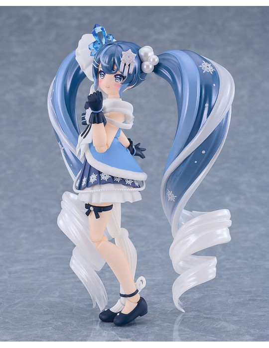 Good Smile Company - Character Vocal Series 01 -  Figma figure Snow Miku: Crystal Snow Ver.