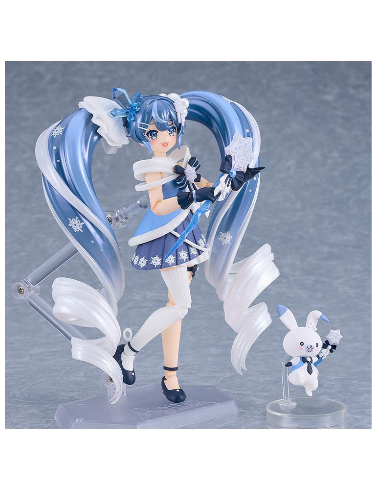 Good Smile Company - Character Vocal Series 01 -  Figma figure Snow Miku: Crystal Snow Ver.