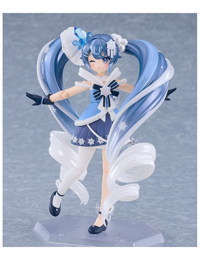 Good Smile Company - Character Vocal Series 01 - Figurine Figma Snow Miku: Crystal Snow Ver.