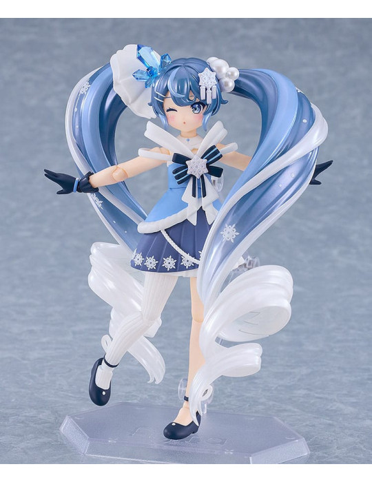 Good Smile Company - Character Vocal Series 01 - Figurine Figma Snow Miku: Crystal Snow Ver.